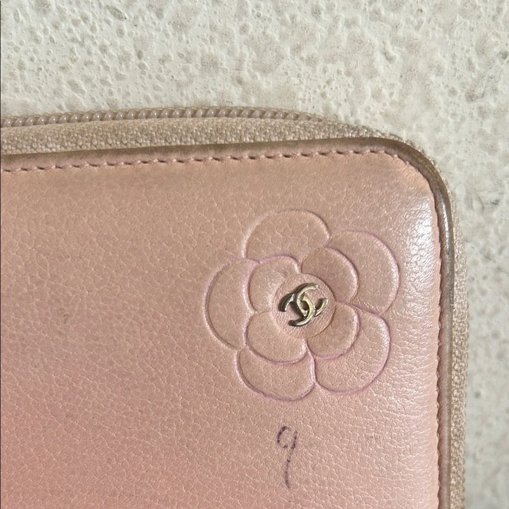Chanel Pink Leather Wallet